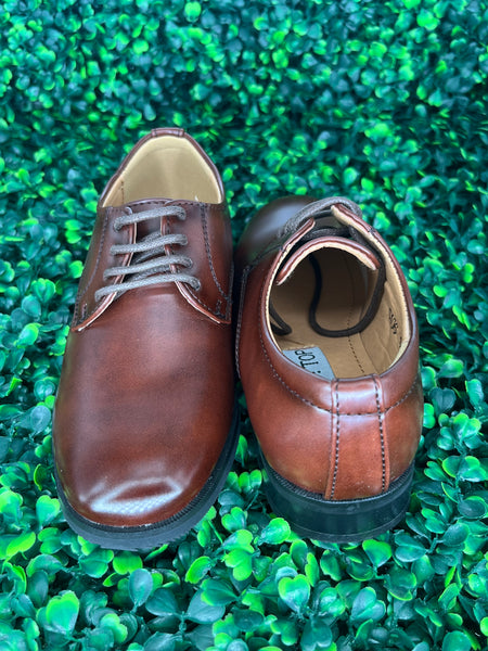 Boys Brown Dress Shoes