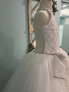Christie Helene Custom Made Couture Beaded Halter Silk Gown Amy Lynn