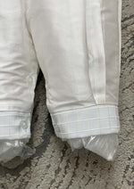 Piccolo Bacio Boys' Silk Outfit with Pale Blue Vest Felix