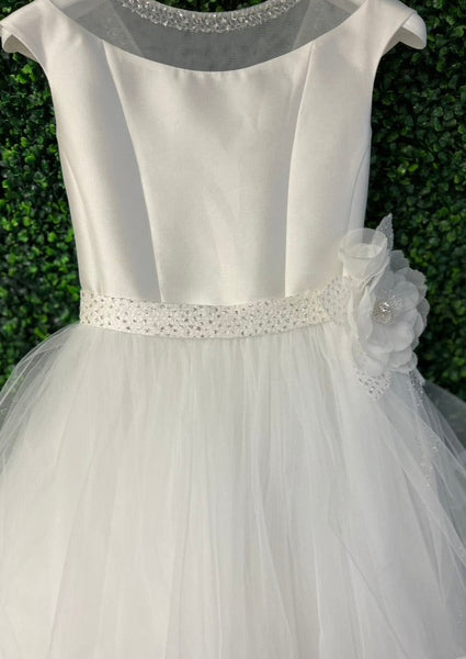 Michelina Bimbi Tiered Shimmer communion Gown made in Italy main image 0