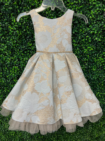 Sweet Kids Girl's Jacquard Short Party Dress – Sara's Children's
