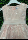 Mayoral Girl's Embroidered Organza Party Dress 1948
