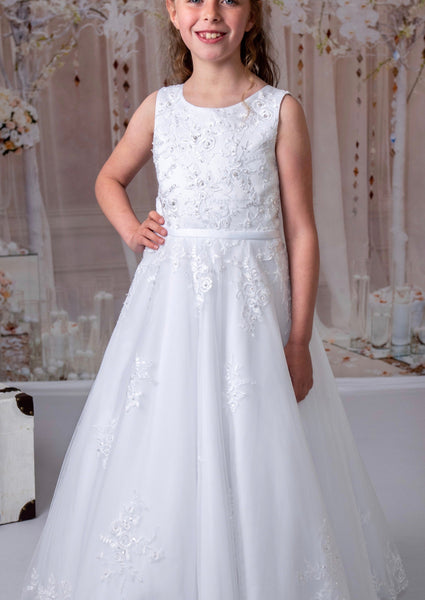 a line communion dresses First Communion Dress Mabel + Honey