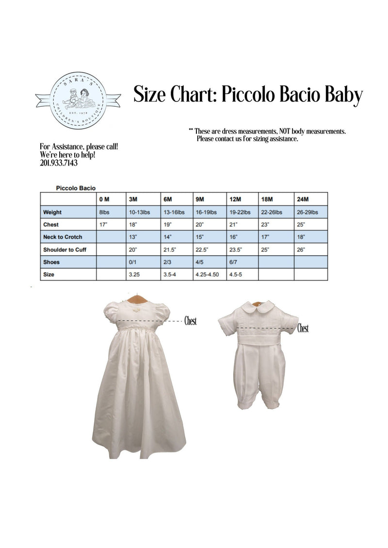Piccolo Bacio Boys’ Andrew Baptism Outfit