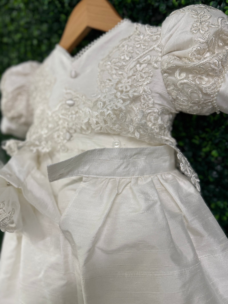 Piccolo Bacio Dupioni Silk Convertible Gown Eliana