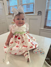 Sara's Exclusive! Michelina Bimbi Cherry Satin Print Party Dress
