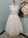 Michelina Bimbi Bolero Communion Dress with Shimmer Detail J4201