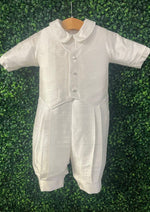 Piccolo Bacio Boys' Raw Silk Baptism Outfit Charles