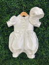 Piccolo Bacio Boys' Regal Lace Massimo Romper