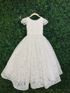Macis Design All Lace and Pearl Beaded Gown 19417A
