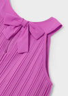 Mayoral Girls’ Fuchsia Pleated Dress 3915