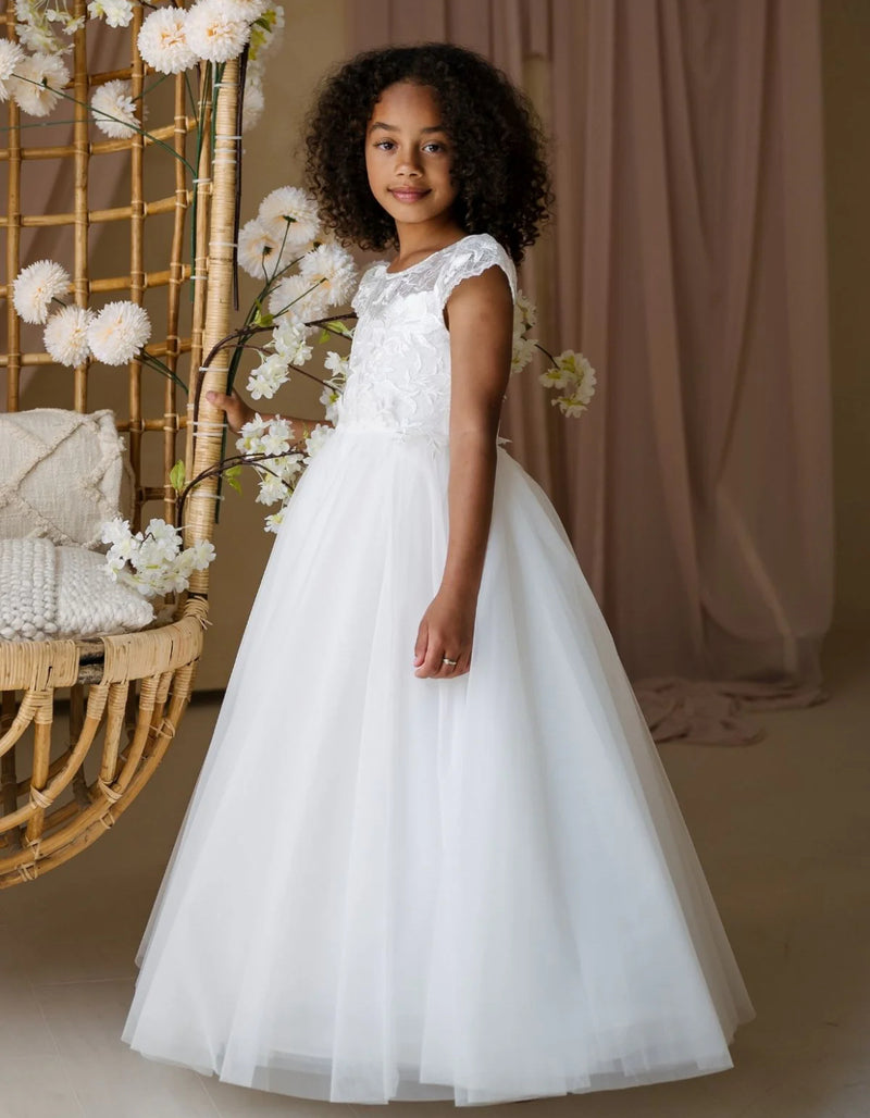 Teter Warm Floral Lace Bodie Gown MK02