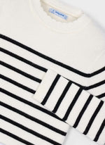 Mayoral Girls’ Stripe Sweater and Palazzo Pants Set 4014