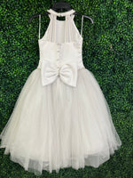 Christie Helen Girls’ Halter Rhinestone Tulle Gown- Sample Sale