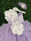Dolce Bambini Lilac and Pearl Tulle Gown