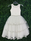 Nan & Jan Tiered Communion Gown - Sample Sale