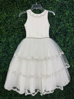 Nan & Jan Tiered Communion Gown - Sample Sale