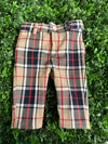 Michelina Bimbi Boys' Check Tartan Pants Three Piece Set
