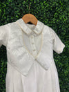 Piccolo Bacio Boys' Shantung Outfit with Jacquard Vest Mark