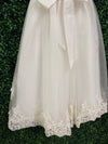 Macis Design Girls’ Rosette and Lace Christening Gown - CH280