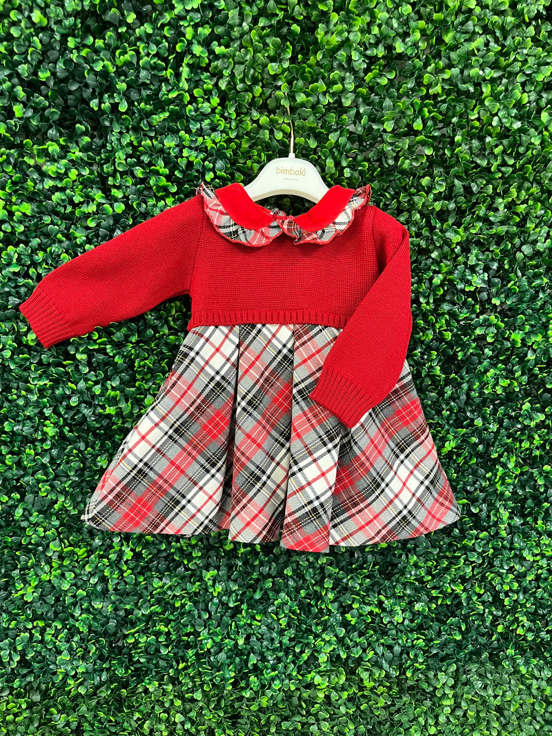 Bimbalo Girls' Italian Holiday Plaid Dress