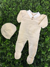 Dr. Kid Infant Boys’ Beige 2 Piece Outfit DK134
