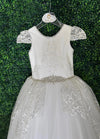 Piccolo Bacio Exclusive Lace and Silk Couture Gown Victoria
