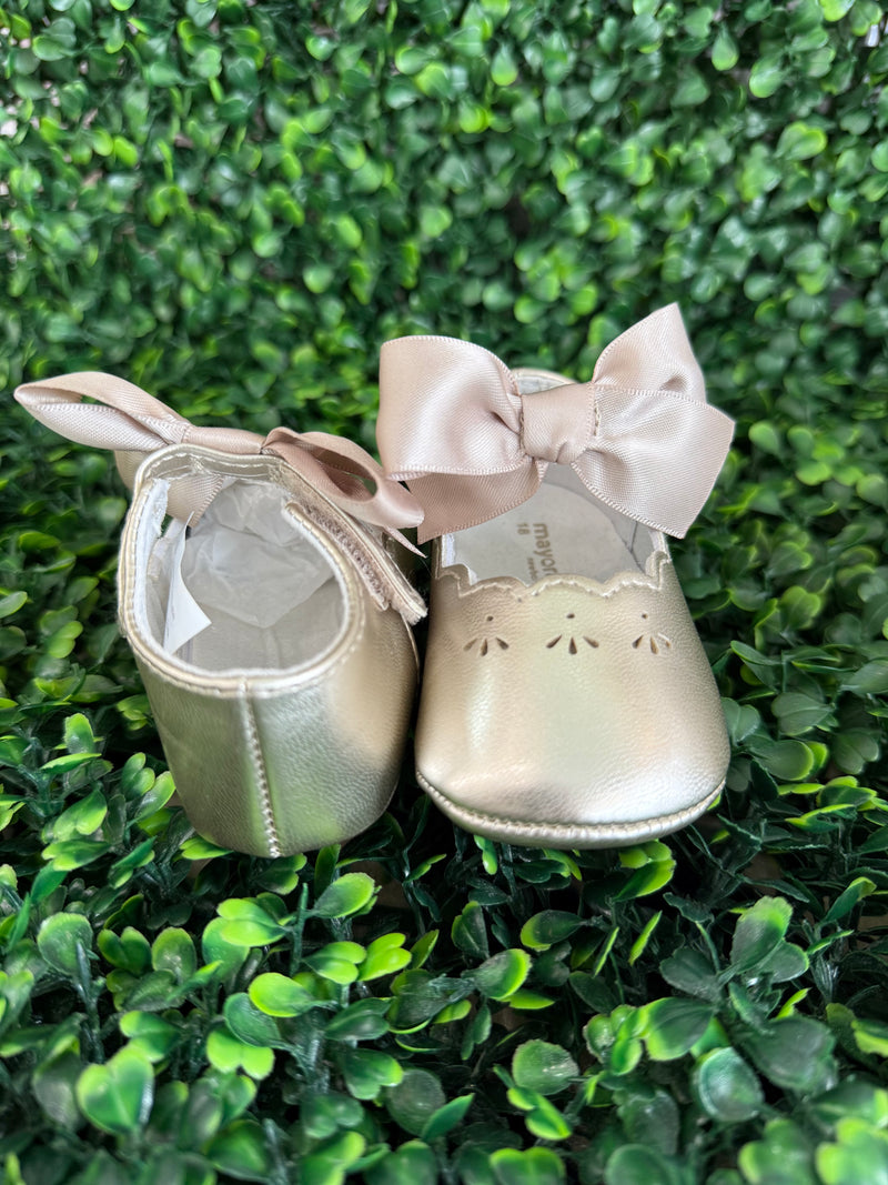 Mayoral Girls’ Infant Bow Eyelet Mary Janes - 9631
