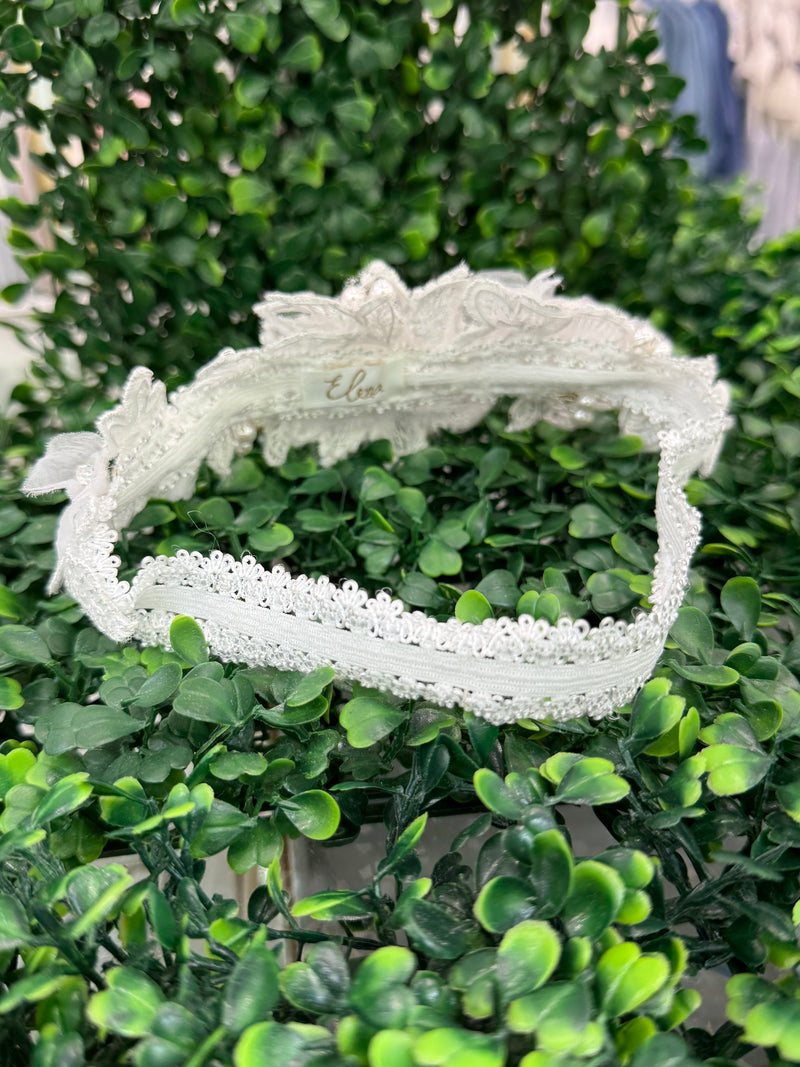 Accessories by Elena Flower and  Lace Headband HB3909