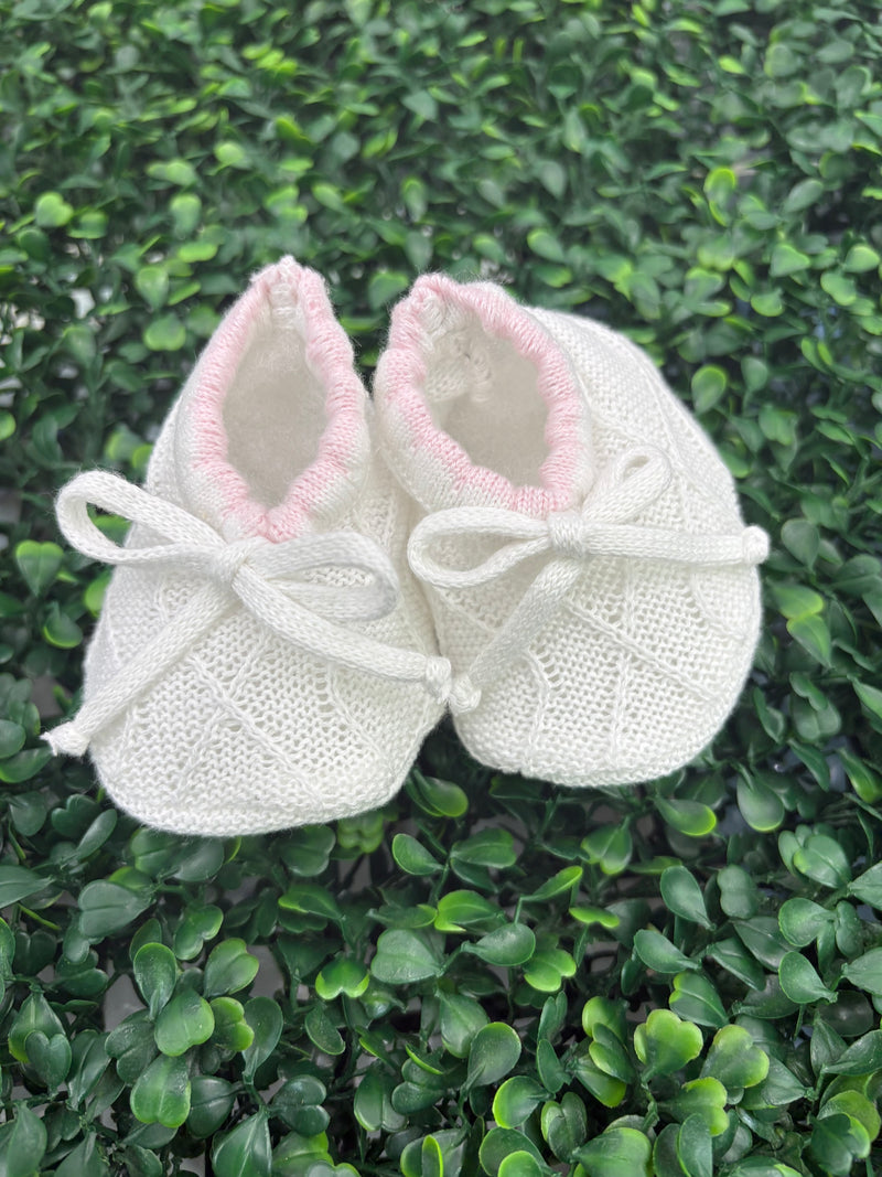 Dolce Goccia Girls’ Pink Knit Cotton 4 pc Set