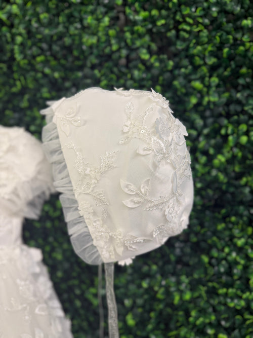 Princess Daliana Floral Lace High Low Gown Y24199