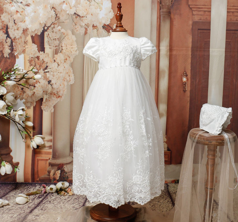 Silk Dress with Box Pleat – Sara's Children's Boutique