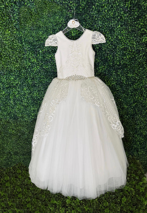 Piccolo Bacio Exclusive Lace and Silk Couture Gown Victoria