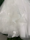 Macis Design Floral Lace and Tiered Skirt Communion Gown 19416A