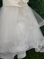 Michelina Bimbi Tiered Shimmer Gown J4213