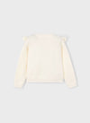 Mayoral Girls’ Knit Sweater and Faux Leather Wide Leg Pants Set 4304