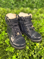 Mayoral Girls' Navy Patent Leather Ankle Boot 46566