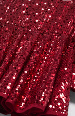 Abel & Lula Ruby Red Sequin Dress 5538