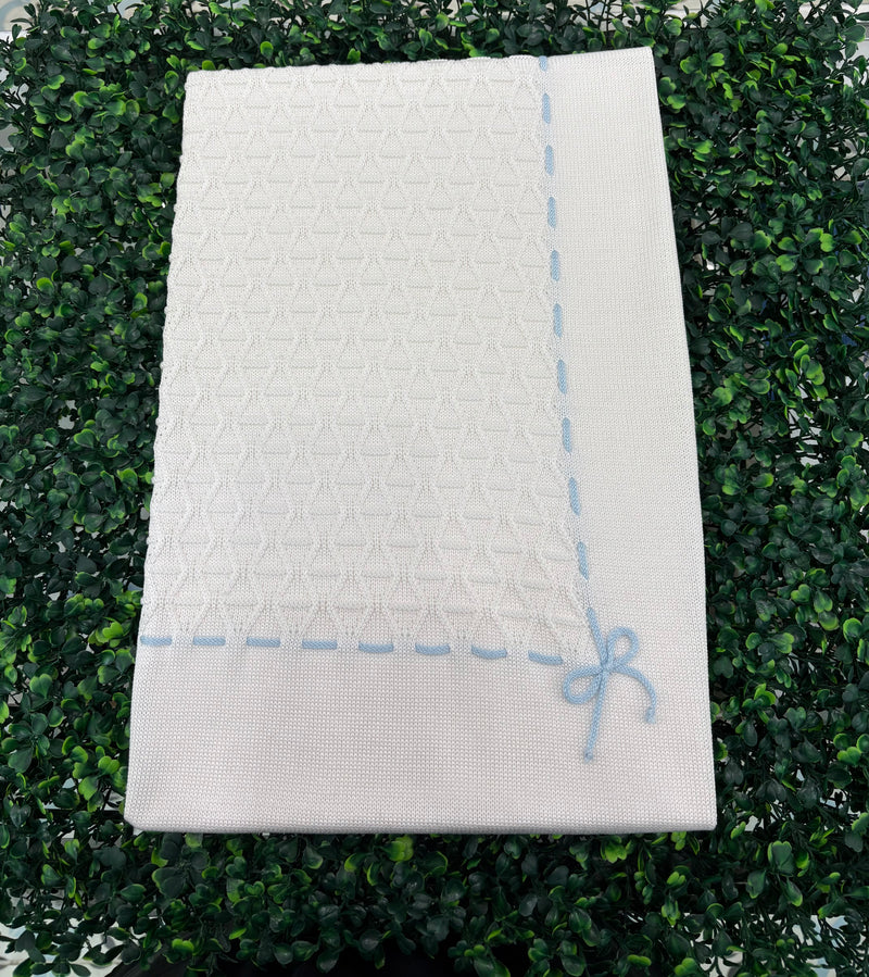 Sara’s Favorite! Made in Italy!  Bimbalo Boys' White / Blue 4pc Set