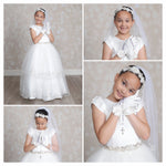 Nan & Jan Lace Tiered Lace Communion Dress Cindy