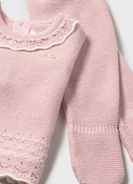 Mayoral Infant Girls’  Pink Cotton Knit Three Piece Outfit 2556