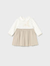 Mayoral Girls’ Pleated Knit Dress - 2804