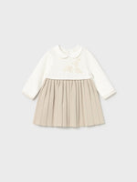 Mayoral Girls’ Pleated Knit Dress - 2804