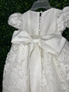 Macis Design Girls’ Crochet Lace Christening Gown