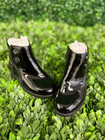 Mayoral Girls' Black Patent Leather Ankle Boot 46562