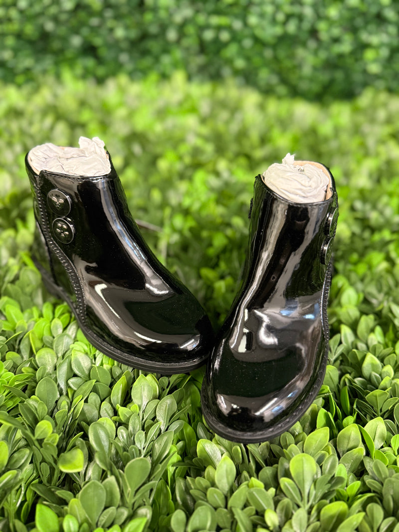Mayoral Girls' Black Patent Leather Ankle Boot 46562