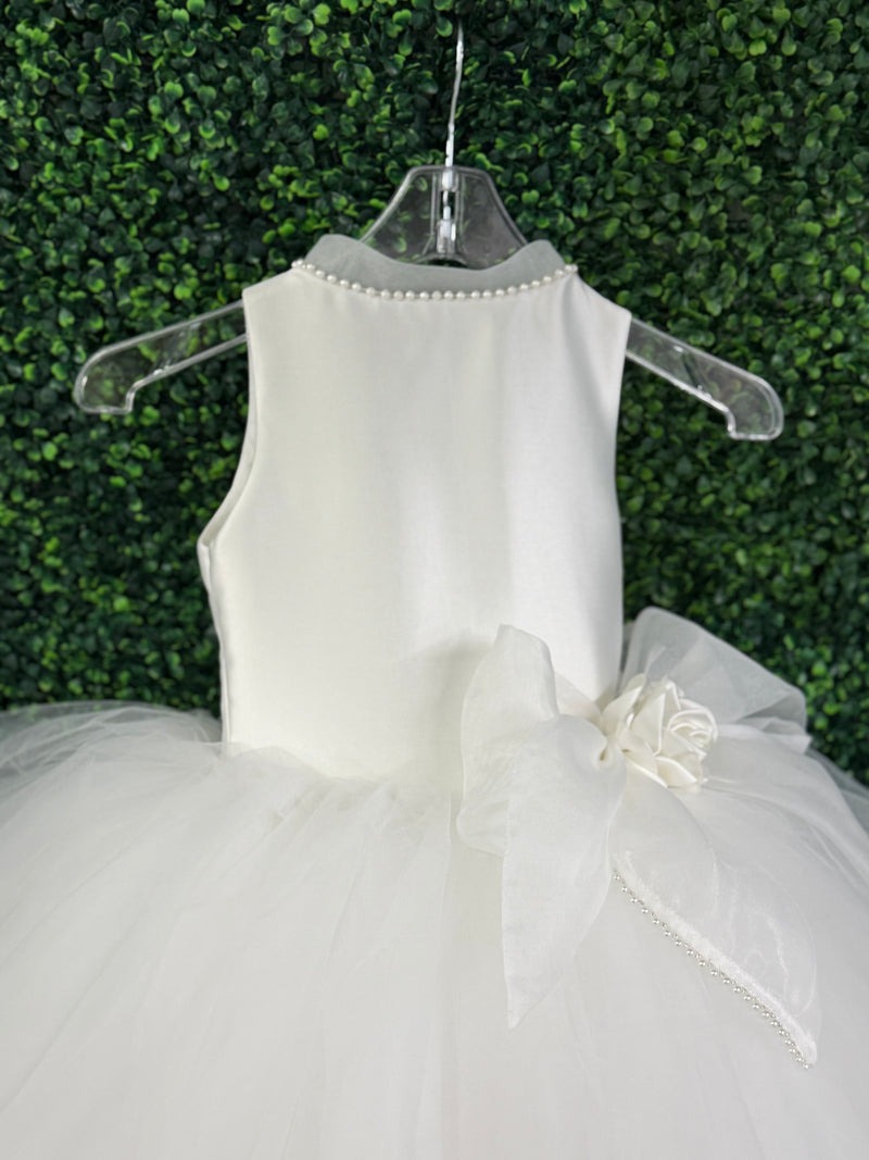 Piccolo Bacio Couture Mikado Tulle Tiered Gown Joan