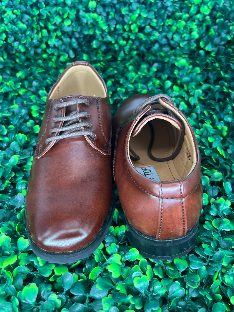 Boys Brown Dress Shoes 8 Toddler / Brown Boys Brown Dress Shoes 8 Toddler / Brown