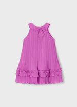 Mayoral Girls’ Fuchsia Pleated Dress 3915