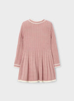 Mayoral Rose Pleated Knit Dress 4920